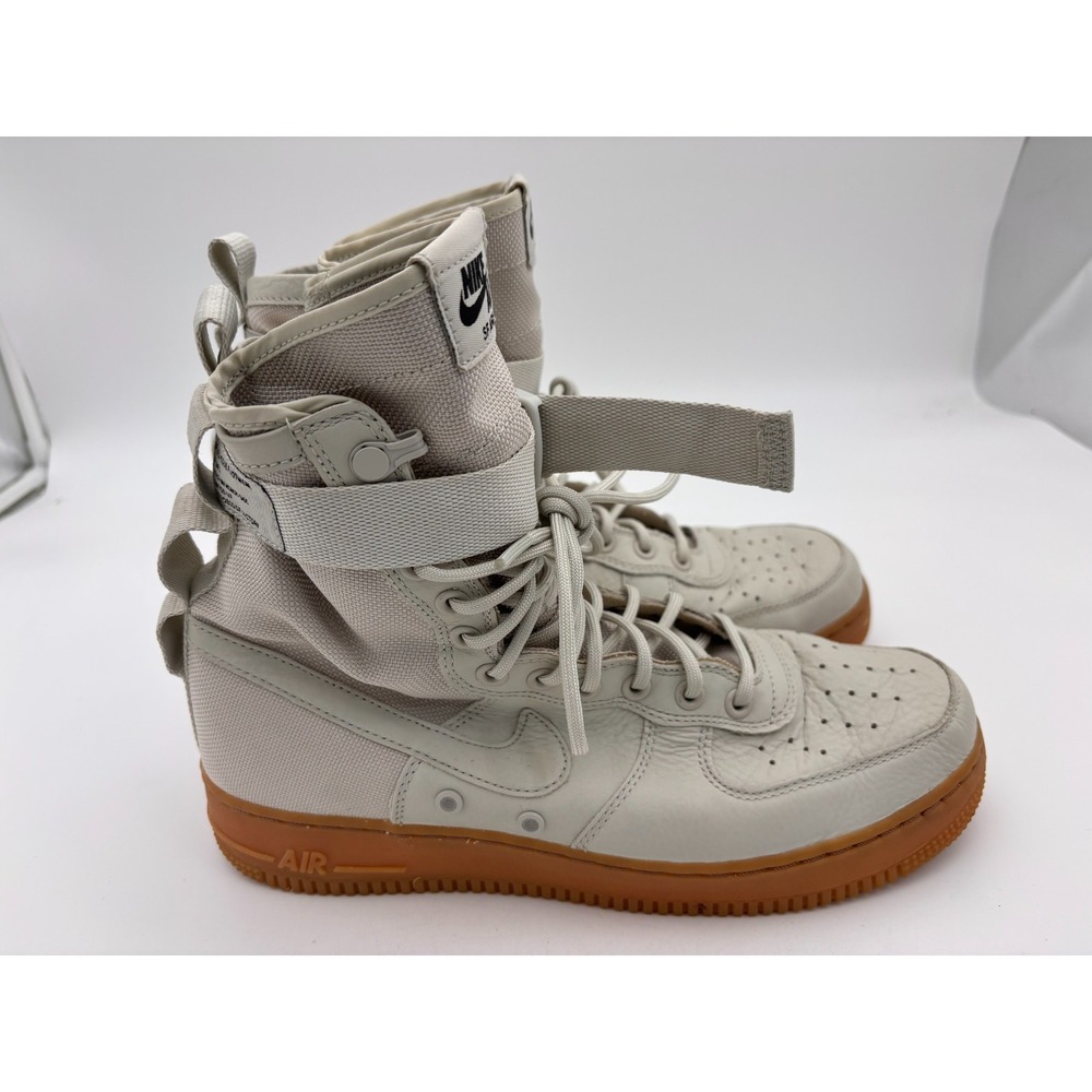 Women's Nike AirForce 1 Gum Light Bone HighTop Sneakers 857872-004 Size 11 - Picture 4 of 10